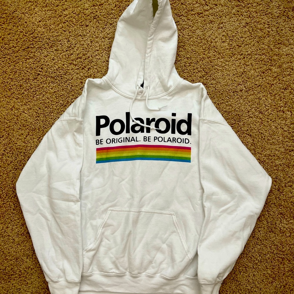 Polaroid white coat